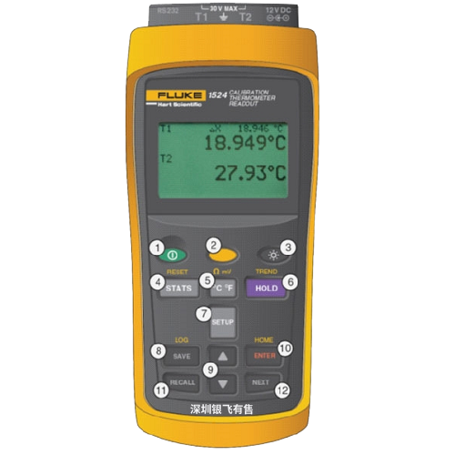 FLUKE1524福禄克热敏电阻测温仪