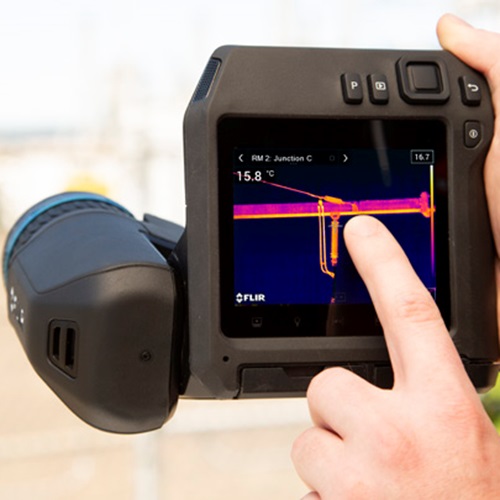 FLIR T500红外热像仪操作图
