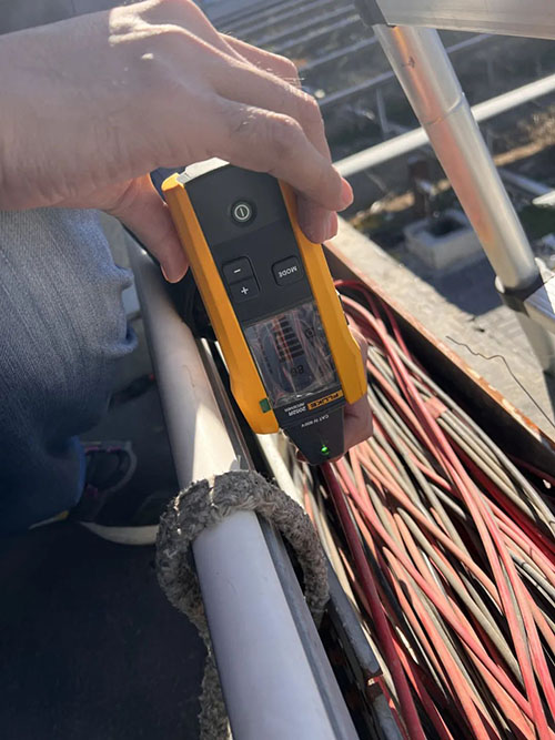 福禄克Fluke301D线缆进行逐一扫描