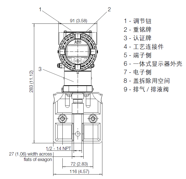 ABB266GSH绝压变送器