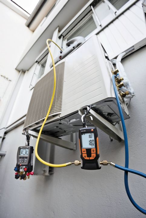 Testo-552制冷系统抽真空
