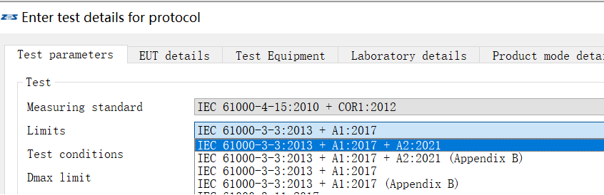 EMC谐波闪烁测试系统支持很新的闪烁测试标准IEC 61000-3-3:2013 + A1:2017 + A2:2021