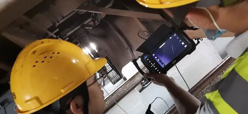 无损检测内窥镜检测散热风扇项目