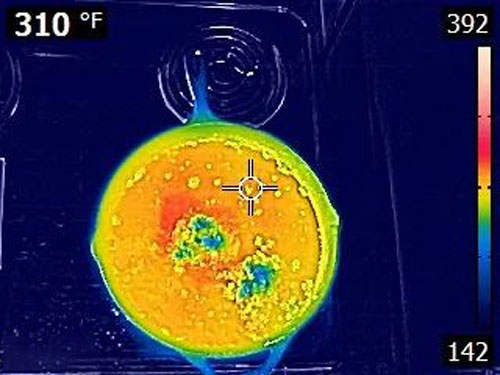使用FLIR ONE Edge Pro观察快速确认油温